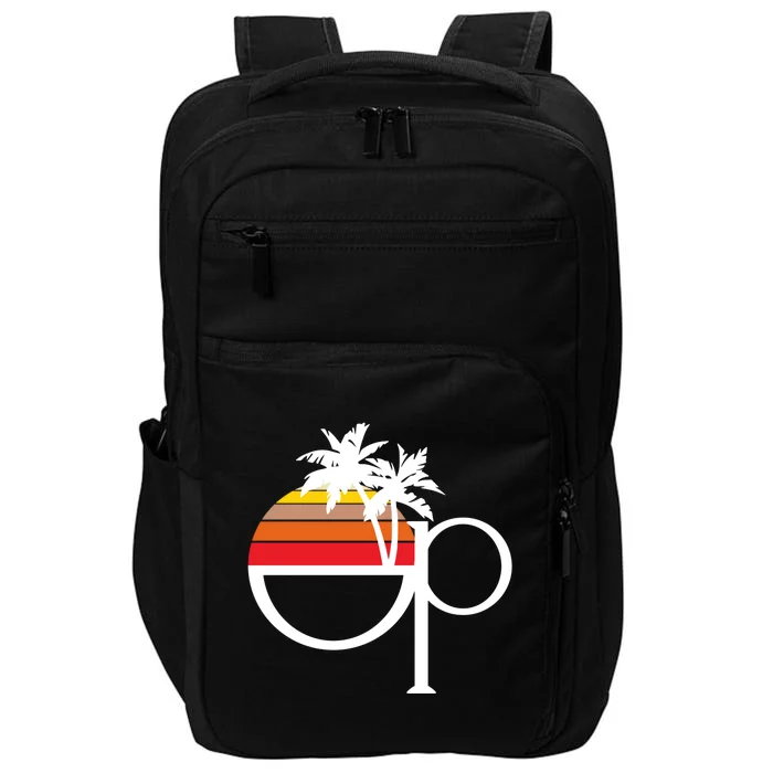 Ocean Pacific 80s Retro Sunset Impact Tech Backpack