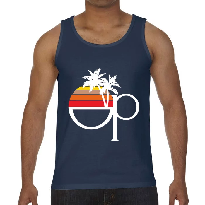 Ocean Pacific 80s Retro Sunset Comfort Colors® Tank Top