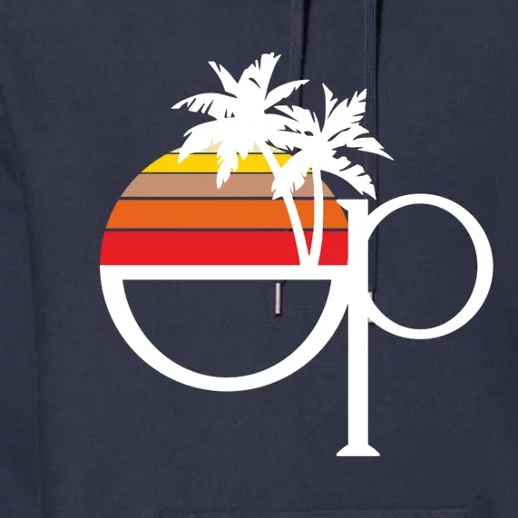 Ocean Pacific 80s Retro Sunset Premium Hoodie