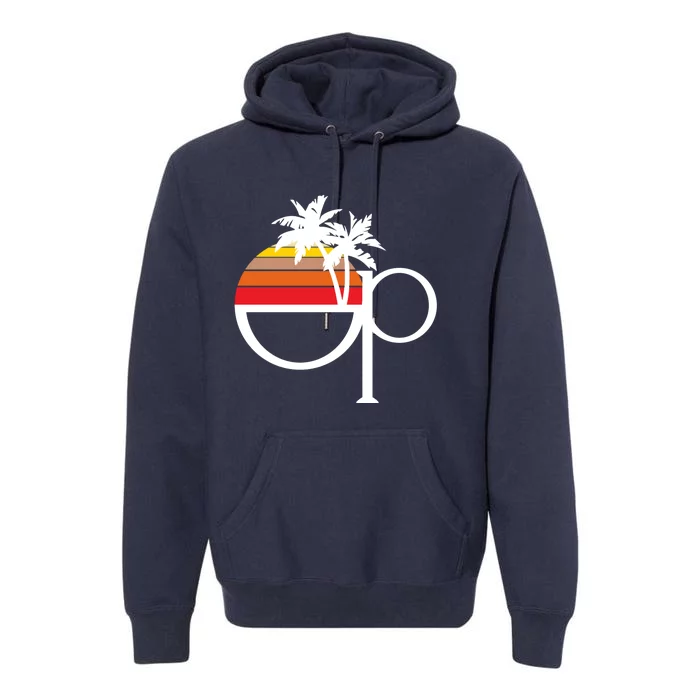 Ocean Pacific 80s Retro Sunset Premium Hoodie