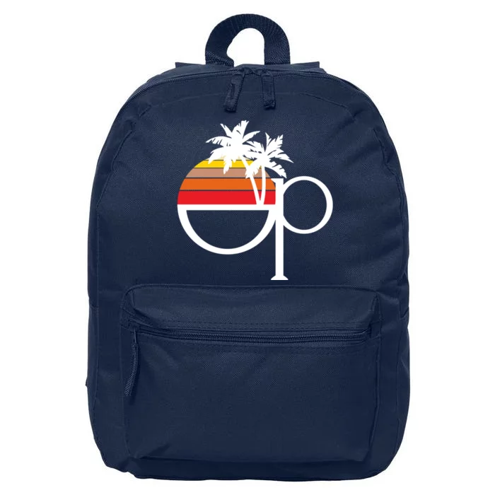 Ocean Pacific 80s Retro Sunset 16 in Basic Backpack