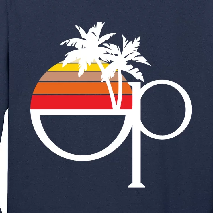 Ocean Pacific 80s Retro Sunset Tall Long Sleeve T-Shirt