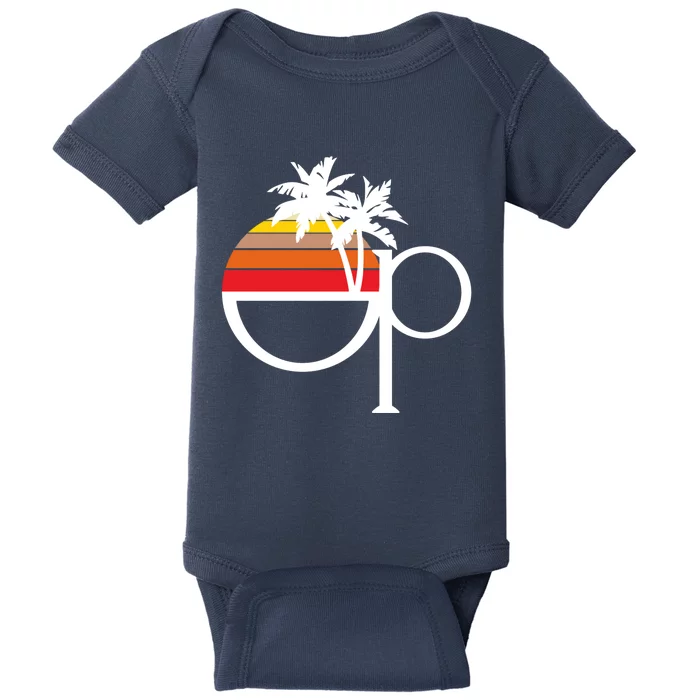 Ocean Pacific 80s Retro Sunset Baby Bodysuit