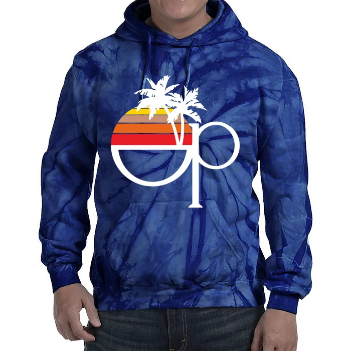 Ocean Pacific 80s Retro Sunset Tie Dye Hoodie