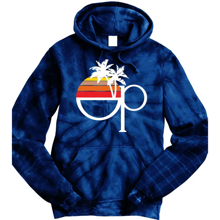 Ocean Pacific 80s Retro Sunset Tie Dye Hoodie