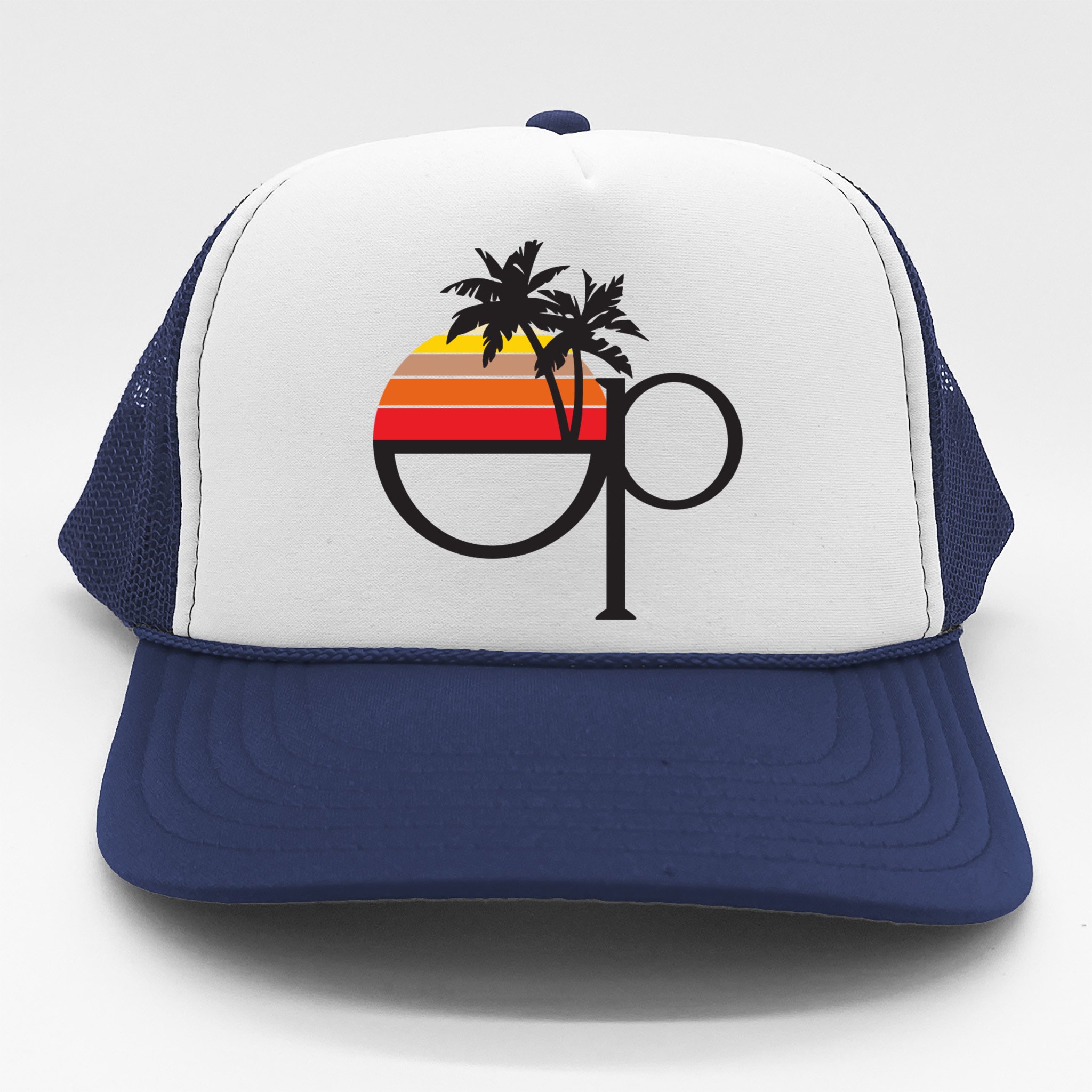Ocean Pacific 80s Retro Sunset Trucker Hat