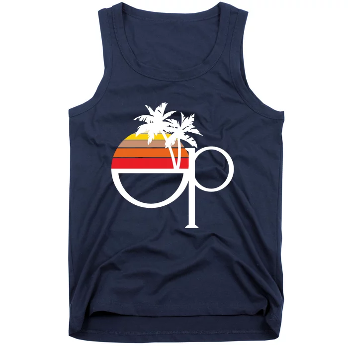 Ocean Pacific 80s Retro Sunset Tank Top