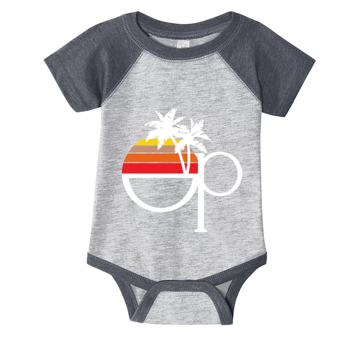 Ocean Pacific 80s Retro Sunset Infant Baby Jersey Bodysuit