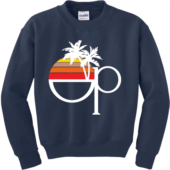 Ocean Pacific 80s Retro Sunset Kids Sweatshirt