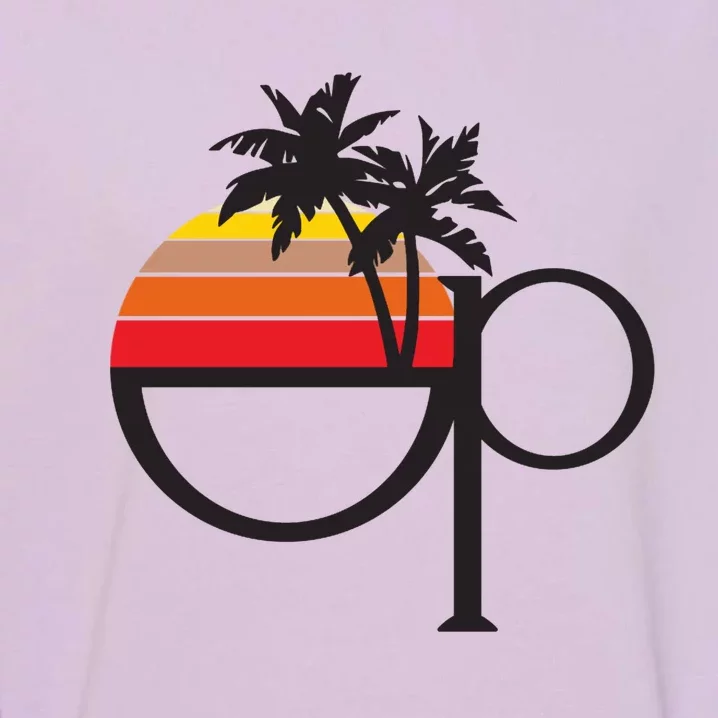 Ocean Pacific 80s Retro Sunset Garment-Dyed Sweatshirt