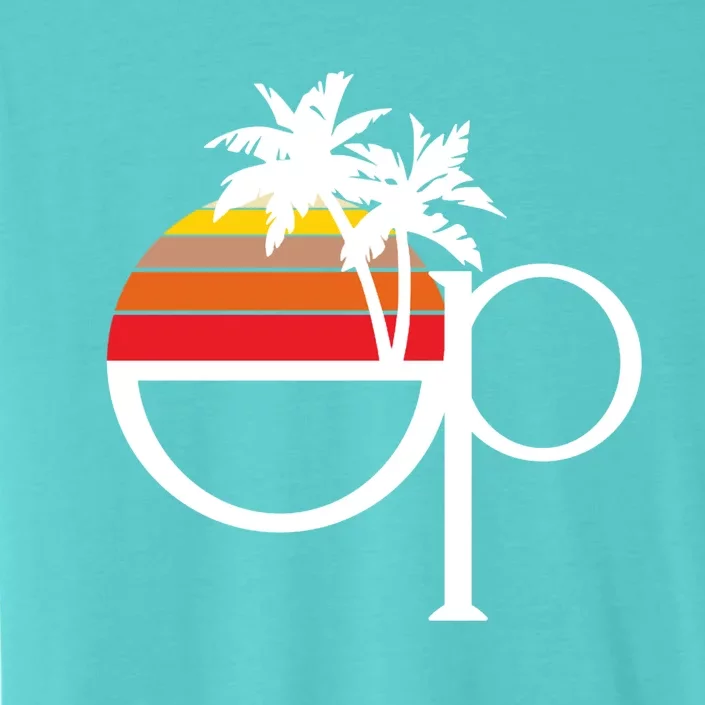 Ocean Pacific 80s Retro Sunset ChromaSoft Performance T-Shirt