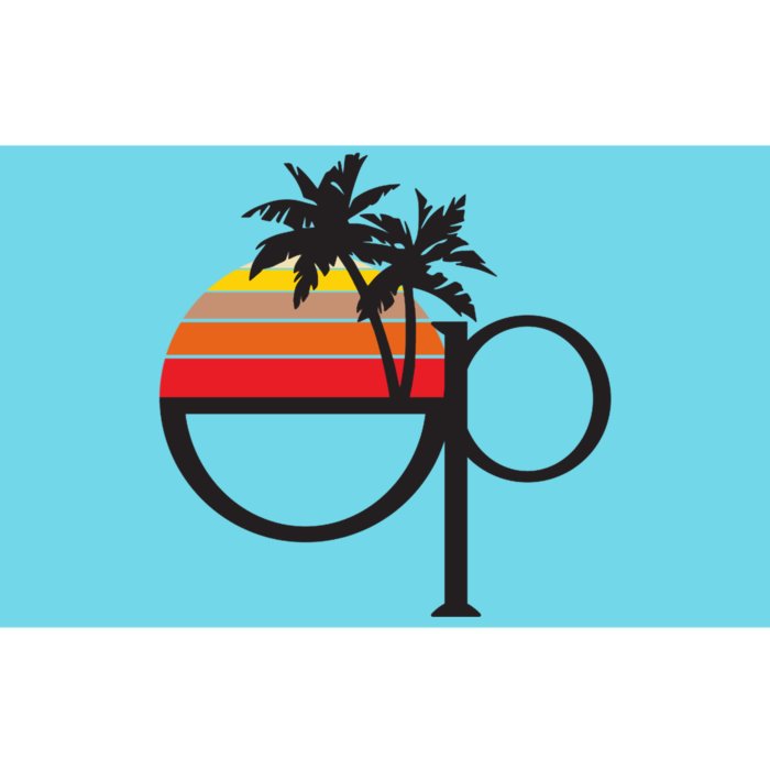 Ocean Pacific 80s Retro Sunset Bumper Sticker