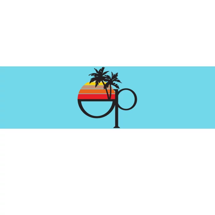 Ocean Pacific 80s Retro Sunset Bumper Sticker