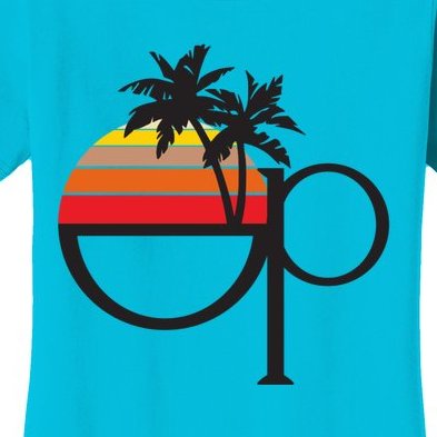 Ocean Pacific 80s Retro Sunset Women's T-Shirt
