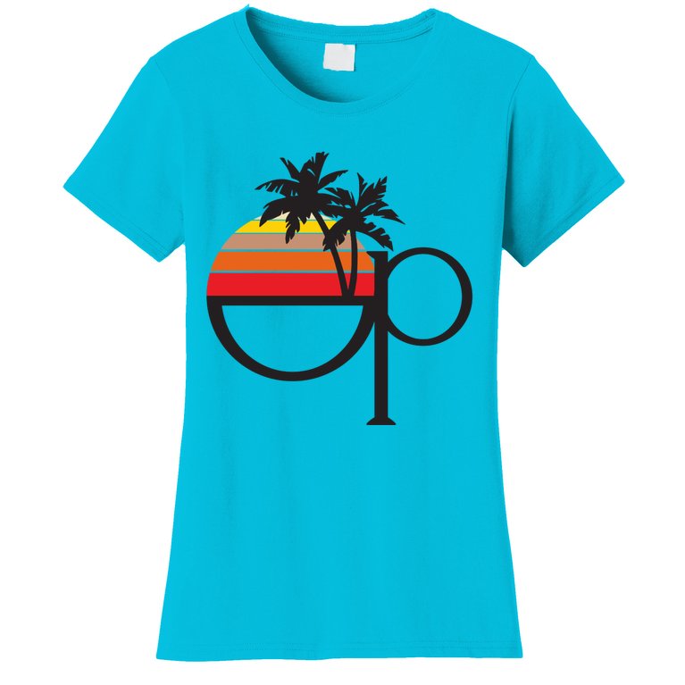 Ocean Pacific 80s Retro Sunset Women's T-Shirt