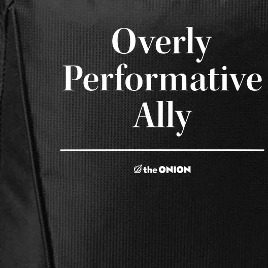 Overly Performative Ally City Backpack