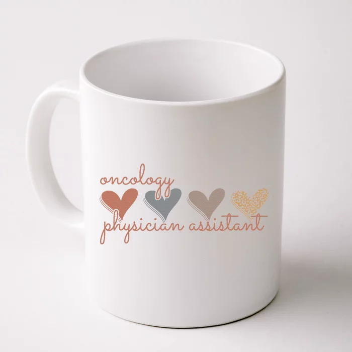 Oncology Physician Assistant Medical Hematology Nurse Teams Front & Back Coffee Mug