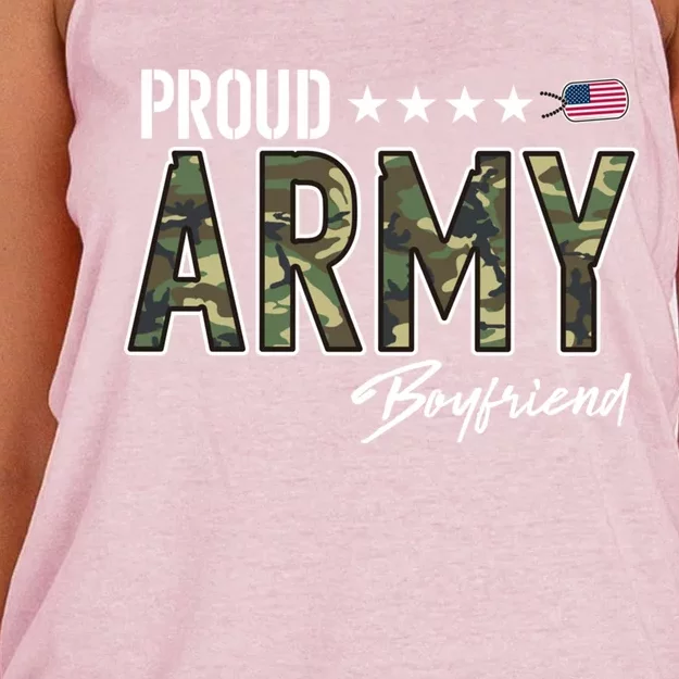 Ocp Proud Army Friend Gift Women's Knotted Racerback Tank