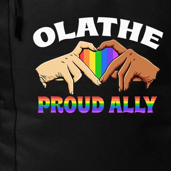 Olathe Proud Ally LGBTQ Overland Park Pride US Cities Daily Commute Backpack