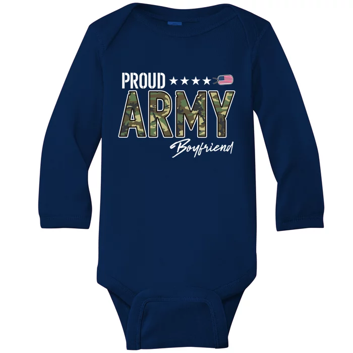 Ocp Proud Army Friend Great Gift Baby Long Sleeve Bodysuit