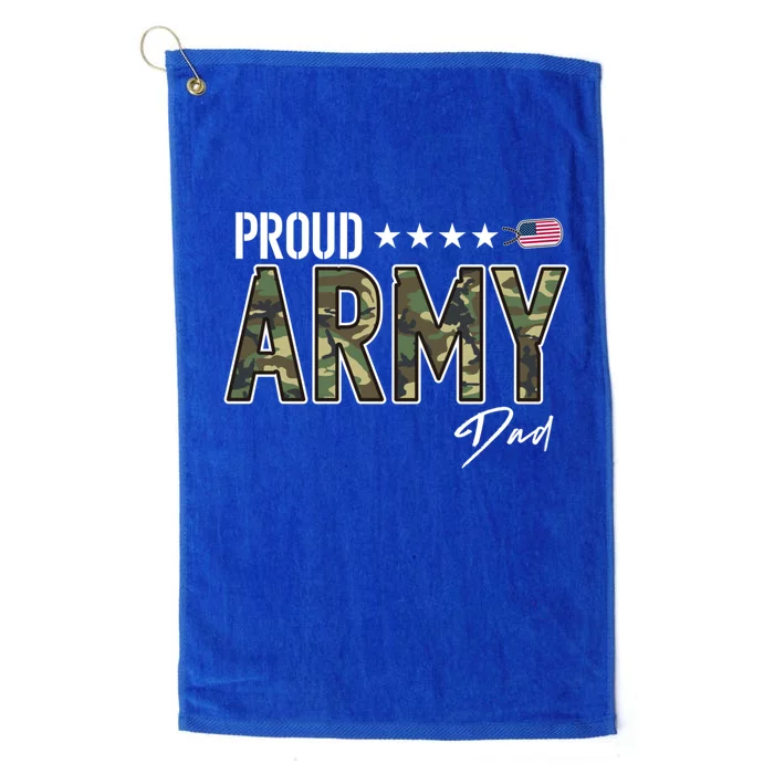 Ocp Proud Army Dad Cool Gift Platinum Collection Golf Towel