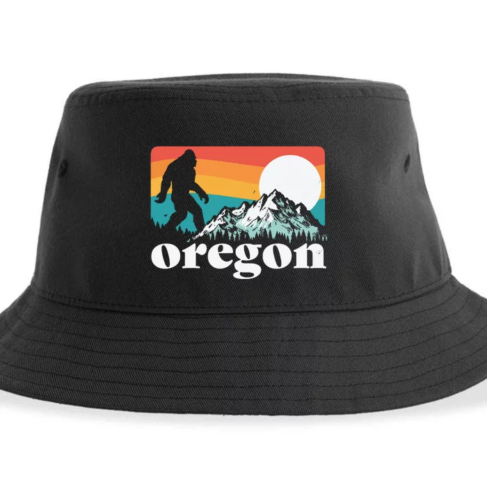 Oregon Pride Bigfoot Mountains Sustainable Bucket Hat