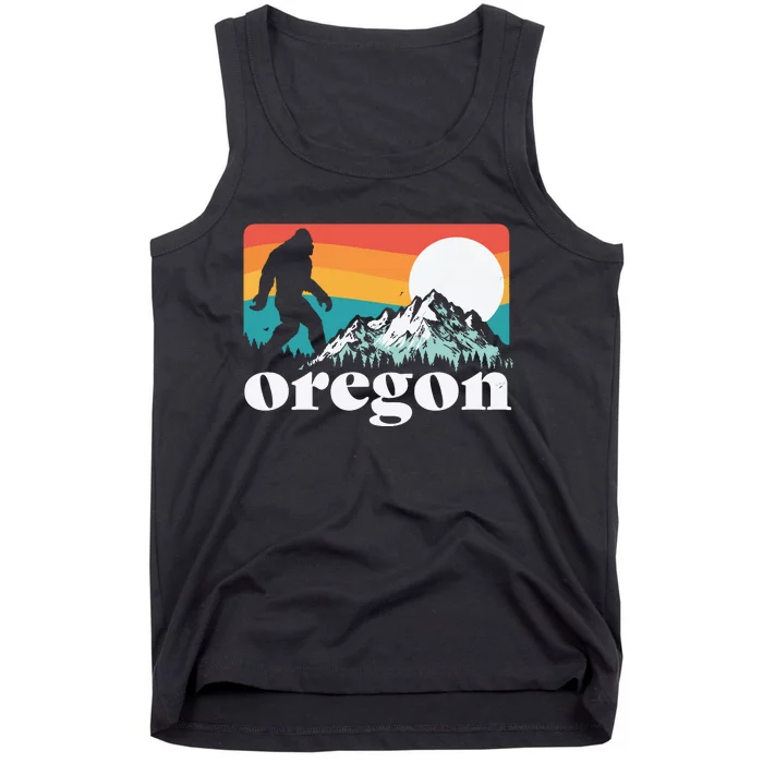 Oregon Pride Bigfoot Mountains Tank Top