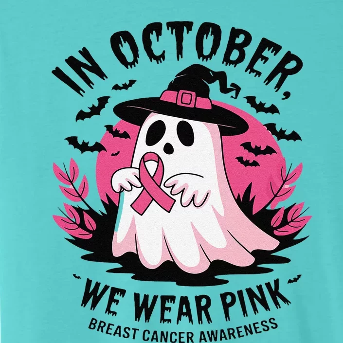 October Pin.K Breast Cancer Awareness Halloween Ghost Ribbon ChromaSoft Performance T-Shirt