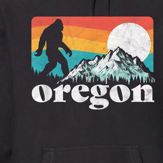 Oregon Pride Bigfoot Mountains Premium Hoodie