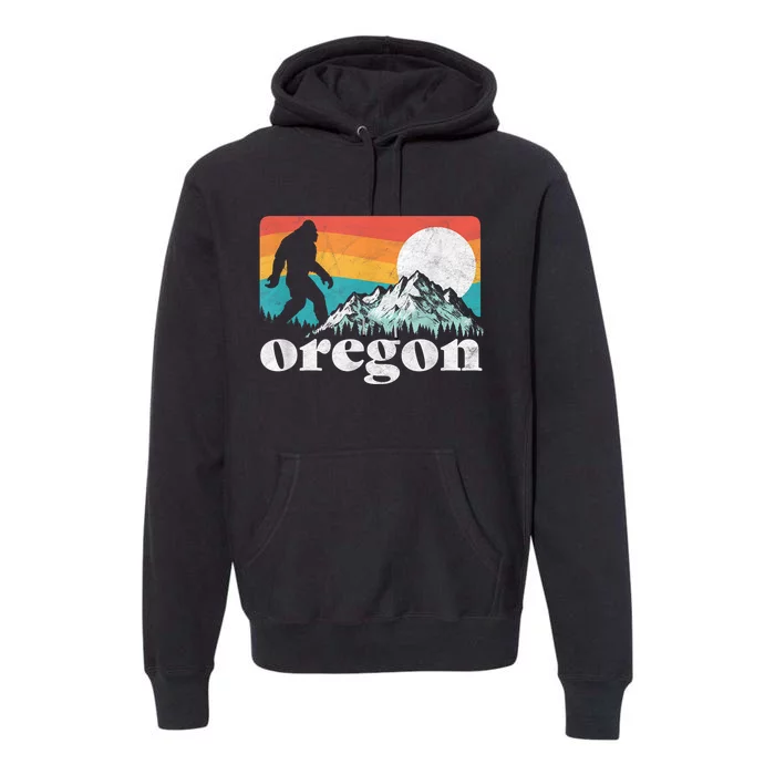 Oregon Pride Bigfoot Mountains Premium Hoodie