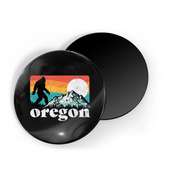 Oregon Pride Bigfoot Mountains Magnet