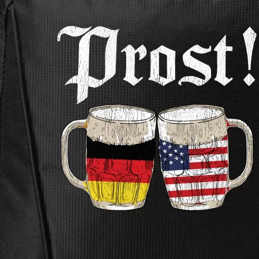 Oktoberfest Holiday Prost Beer German American Flag City Backpack