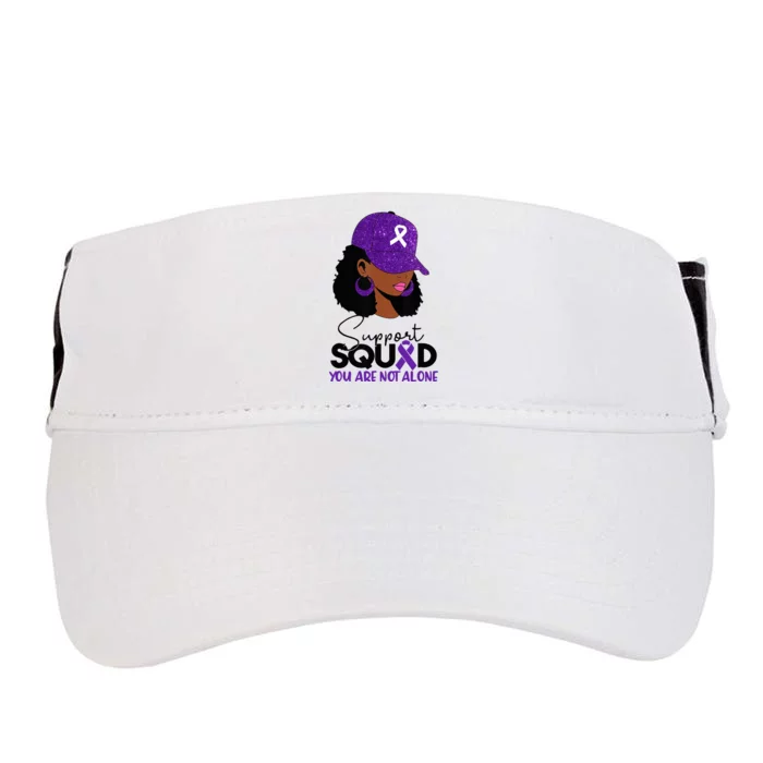 October Purple Domestic Violence Awareness Month Adult Drive Performance Visor