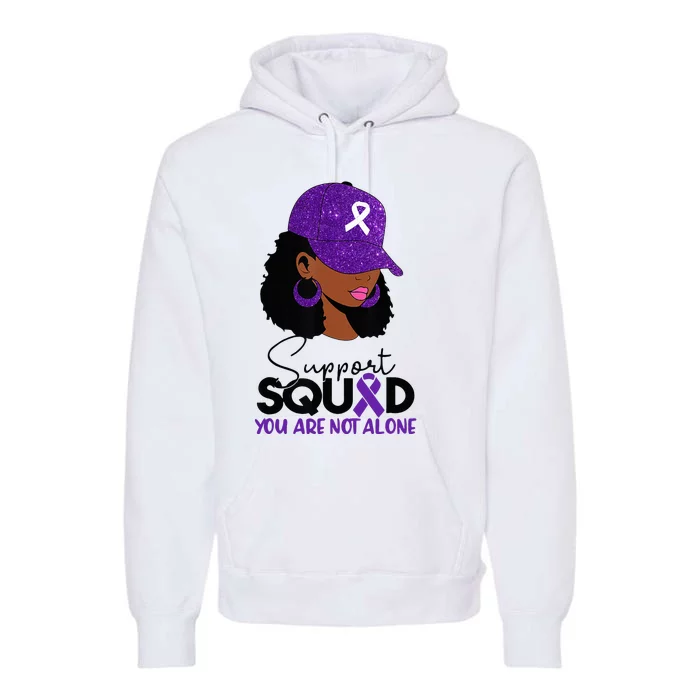 October Purple Domestic Violence Awareness Month Premium Hoodie