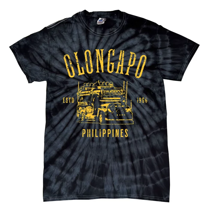 Olongapo Philippines Estd 1966 Vintage Style Design Tie-Dye T-Shirt