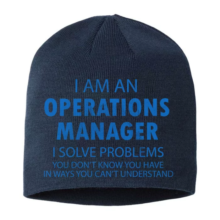 Operations Manager Solve Problems 8 1/2in Sustainable Knit Beanie