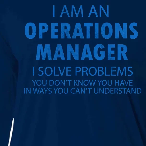 Operations Manager Solve Problems Cooling Performance Long Sleeve Crew