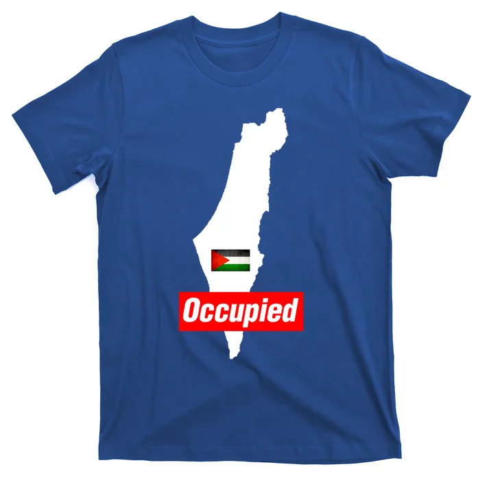 Occupied Palestine Free Gaza Funny Gift T-Shirt