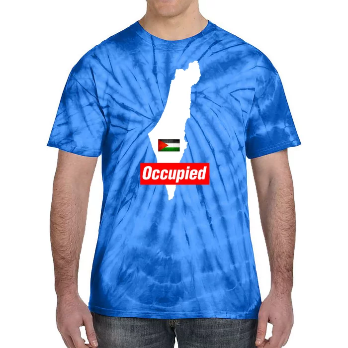 Occupied Palestine Free Gaza Funny Gift Tie-Dye T-Shirt