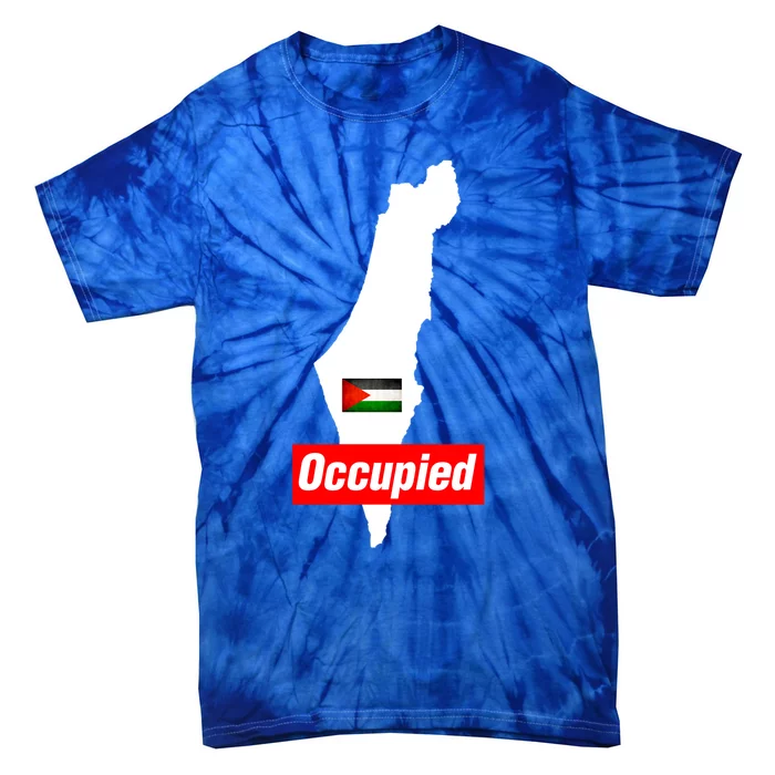 Occupied Palestine Free Gaza Funny Gift Tie-Dye T-Shirt