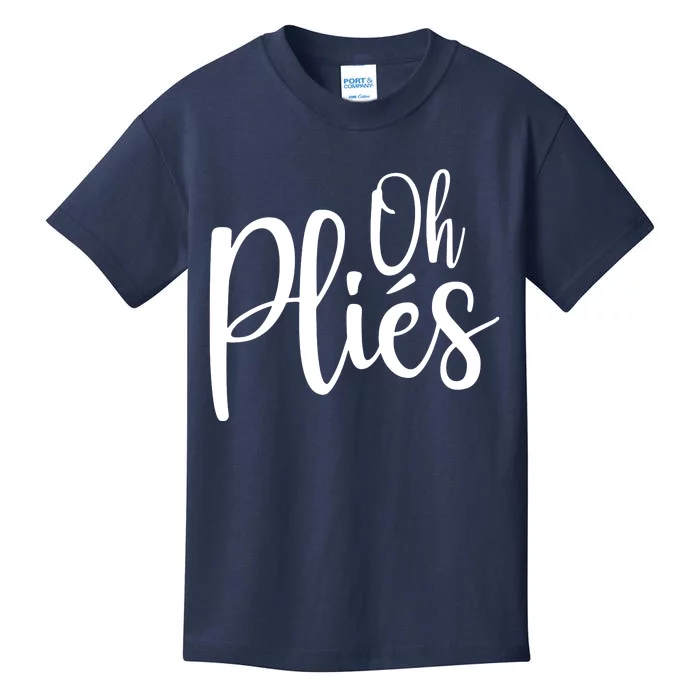 Oh Plies Funny Ballet Dance Instructor Kids T-Shirt