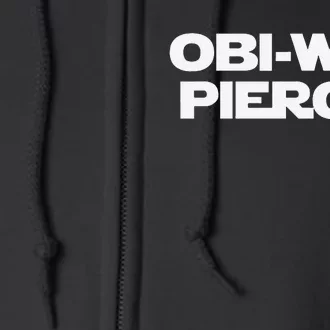 ObiWan Pierogi Funny Saying Novelty Pierogies Polish Food Full Zip Hoodie