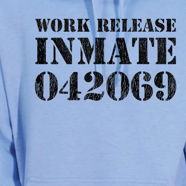 Orange Prisoner Halloween Costume Work Release Inmate Unisex Surf Hoodie