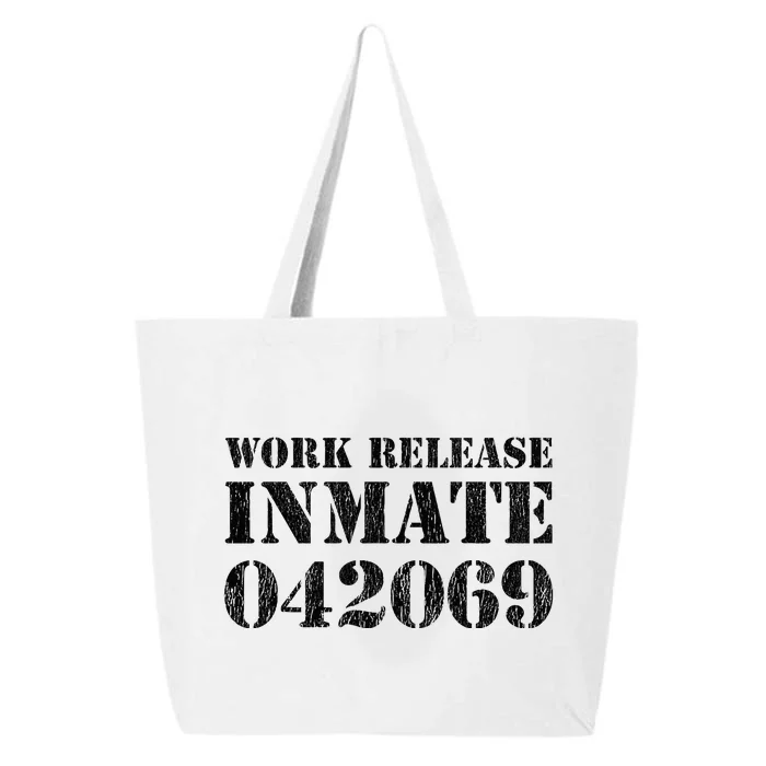 Orange Prisoner Halloween Costume Work Release Inmate 25L Jumbo Tote