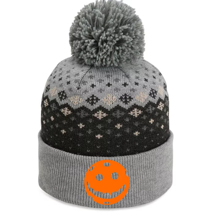 Orange Pickleball Halloween Jackolantern Gift The Baniff Cuffed Pom Beanie