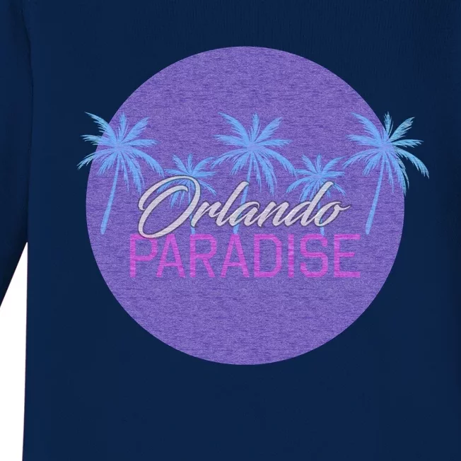 Orlando Paradise Icon Baby Long Sleeve Bodysuit