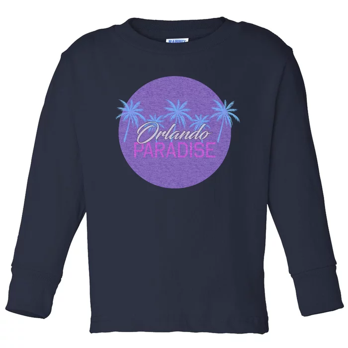 Orlando Paradise Icon Toddler Long Sleeve Shirt