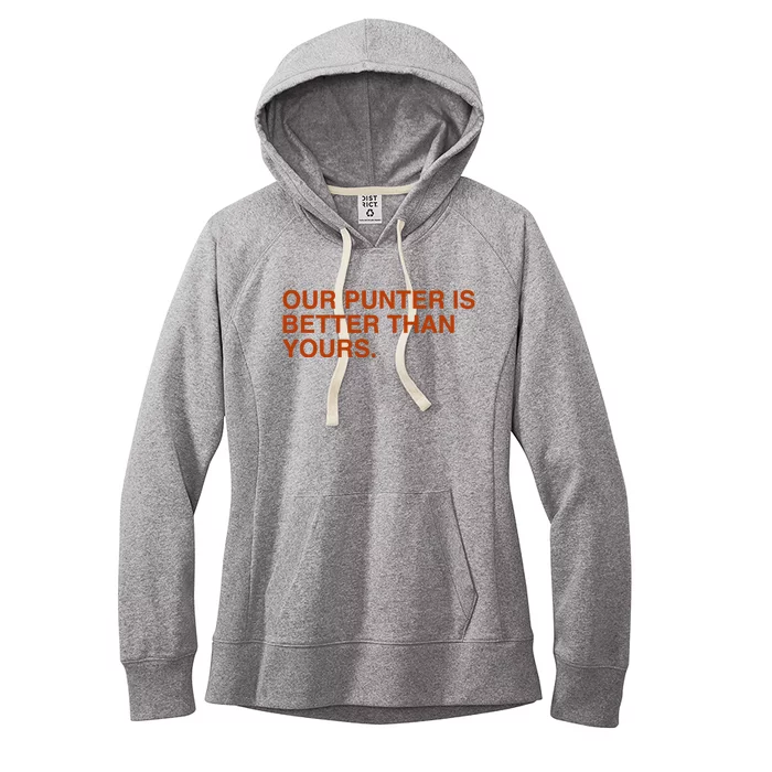 Our Punter Is Better Than Yours Women's Fleece Hoodie