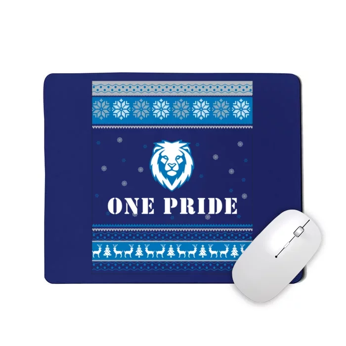 One Pride Lions Head Ugly Christmas Funny Gift Mousepad