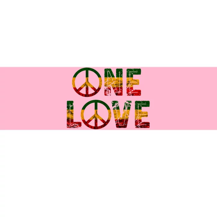 One Pride Love Rastafarian Hippie Jamaica Roots Rasta Reggae Bumper Sticker